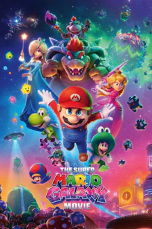 Poster artwork for The Super Mario Galaxy Movie